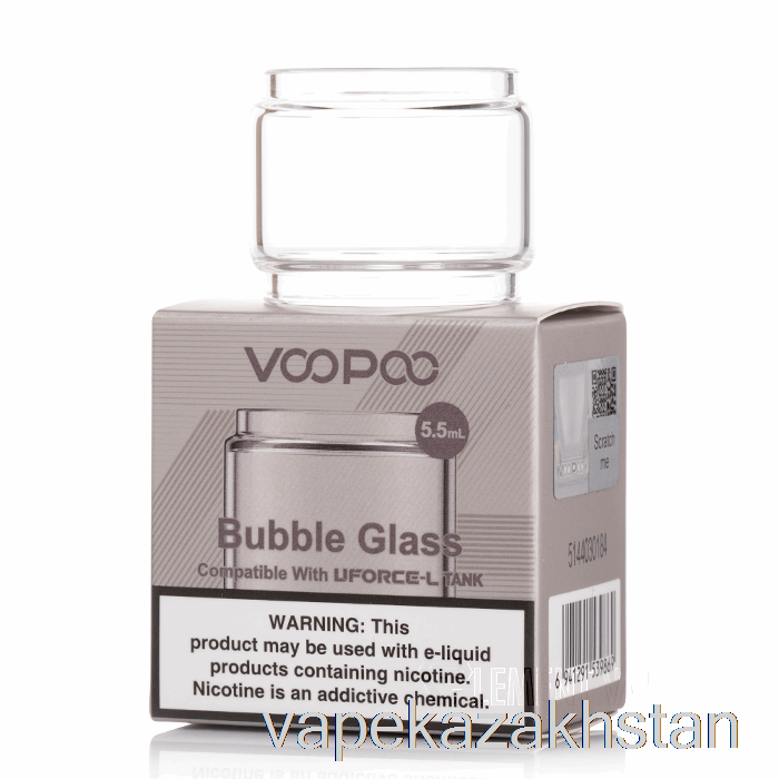 Vape Disposable VOOPOO UFORCE-L Replacement Glass 4mL Straight Glass